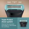 Philips Norelco Body Groomer 5000 Series, Intimate Hair Trimmer & Shaver for Men with Dual 100% Showerproof Full Body Shave & Trim Heads and Two Bi-Directional Body Hair Combs, BG5495/50 view 4