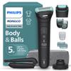 Philips Norelco Body Groomer 7000 Series, Waterproof Men's Full Body Groomer with Travel Case, Triple Protect Shave System & Body Hair Trimmer with Contour-Following 2D Flexing Head, BG7490/50 view 1