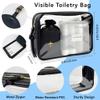 Travel Kit For Wedding And Honeymoon Emergency 32 Essential Items All In One Personal Care Set Toiletry Kit For Couples (Black) view 3