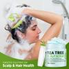 Roycederm Tea Tree Scalp Scrub with Scalp Massager Brush  Deep Cleansing & Exfoliating Pre-Shampoo Treatment for Dry, Flaky Scalp  Gently Refreshes, Hydrates & Balances Scalp view 2