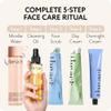 THE ACT 5-Step Face Care Set  Gift Set for Her Women Mom Wife Girlfriend  Micellar Water Cleansing Oil Face Scrub Day Cream Overnight Cream  Luxury Beauty Set - Birthday, Christmas , Vegan view 4