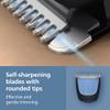 Norelco Philips 100% Waterproof Beard Trimmer 3000 Series with Self-Sharpening Blades, 40 Adjustable Beard Trimmer Length Settings & Two Lift&Trim Combs, USB Charging, BT3620/40 view 4