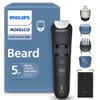 Norelco Philips Beard Trimmer 5000 Series, 100% Waterproof Beard Styler, Precision Dial with 40 Lock-in Trimming Settings, Self-Sharpening Metal Blades & Beard Hair Mess Collector, BT5775/40 view 1