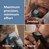 Philips Norelco Beard Trimmer 5000 Series, Men's Face Trimmer, 100% Waterproof BeardSense Tech, Precision Trimmer with Fading Combs, Self-Sharpening Blades, Hair Collector & Charging Stand, BT5785/40 view 2
