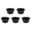 5pcs Beard Foam Bowl, Portable and, Glossy Surface, Practical Soap Bowl for Home Use, Ideal for Lathering Beard Cream or Soap view 1