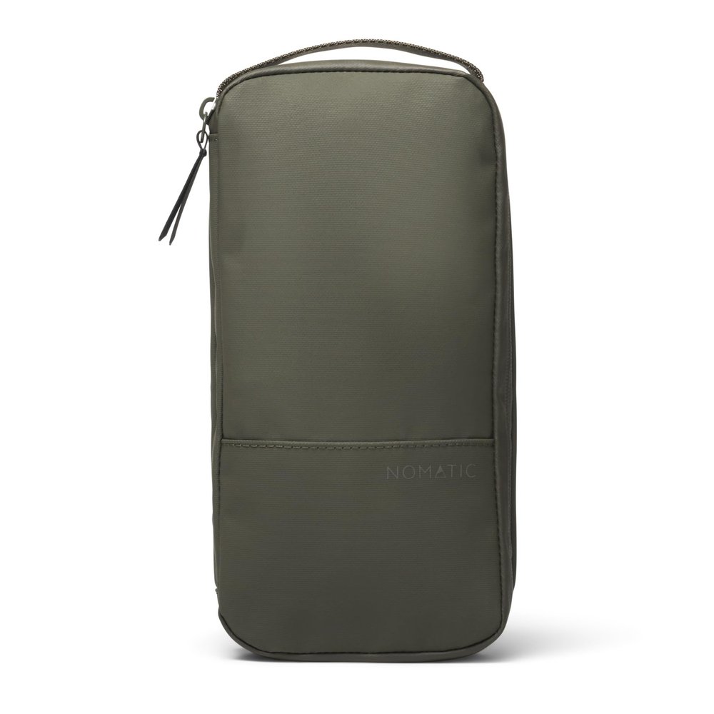NOMATIC Toiletry Bag for Travel - Great for Travel Size Toiletries - Travel Essentials Wash Bag - Makeup Bag, (Olive), Large V2