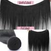 10 12 14 Inch Bundles Human Hair Straight Human Hair Bundles Brazilian Virgin Hair 3 Bundles for Women Wet and Wavy Hair Weave Extensions Natural Black view 4