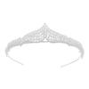 14K Gold Princess Bridal Tiara, Elegant Wedding Tiara with Moissanite, Ideal Gift for Bridal Parties and Wedding Celebrations (Style 3) view 1