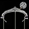 14K Gold Princess Bridal Tiara, Elegant Wedding Tiara with Moissanite, Ideal Gift for Bridal Parties and Wedding Celebrations (Style 3) view 4