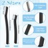 ProSuites 16 Count Dermaplane Razor for Women Face, Professional Facial & Eyebrow Hair Remover, Gentle Face Razors Skin Exfoliation with Precision Blades, Black view 2