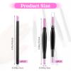 6 Pcs Round Nail File, Cuticle File for Under Acrylic Nails, Cuticle Remover & Dead Skin Repair, Reusable Nail Care Tool view 2