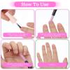 6 Pcs Round Nail File, Cuticle File for Under Acrylic Nails, Cuticle Remover & Dead Skin Repair, Reusable Nail Care Tool view 3