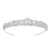14K Gold Princess Bridal Tiara, Elegant Wedding Tiara with Moissanite, Ideal Gift for Bridal Parties and Wedding Celebrations (Style 1(15 * 2.5cm*46g)) view 1
