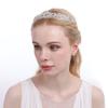 14K Gold Princess Bridal Tiara, Elegant Wedding Tiara with Moissanite, Ideal Gift for Bridal Parties and Wedding Celebrations (Style 1(15 * 2.5cm*46g)) view 2