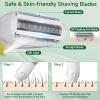 Electric Razors for Women, 4-in-1 Painless Shaver for Face, Bikini, Body & Underarms, Waterproof Cordless Foil Shaver for Wet/Dry Use with LED Light, USB Charging, Travel Bag view 2