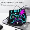 Men & Women Large Toiletry Bags for Traveling Hanging Waterproof Bathroom Shower Bag (Play Video Games Win Video Game Blue) view 4
