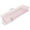 8PCS Manicure Tool Box, Plastic Storage Personal Box Nail Implement Organizer Case Box for Nail Art Pedicure Supply (Pink-A) view 3