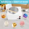 5.5Lbs Professional Wax Warmer for Hair Removal with 20-120 Temperature Control, with 100 Wax Sticks & 50 Strips, for Salon & Home Use view 2