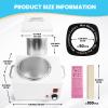 5.5Lbs Professional Wax Warmer for Hair Removal with 20-120 Temperature Control, with 100 Wax Sticks & 50 Strips, for Salon & Home Use view 4