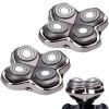 2Pack Pro 4 Shaver Replacement Heads Compatible with Skull Pitbulls Gold PRO, Silver PRO, Platinum PRO Head Shavers, Electric Shaver Half Head for Men/Women (2 PACK CAVER) view 1