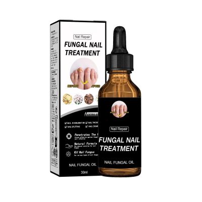 Natural Fungal Nail Treatment Oil, 30ml, Repairs Nail Discoloration and Thickness, with Application Instructions