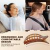 4 Pcs Round Flat Hair Clips for Women,Medium Non-slip Flat Claw Clip Strong Grip Hair Claw Clips Hair Barrettes,Simple Elegant Duckbill Hair Clip for Thick Thin Hair (A) view 4