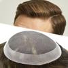 Hair Wonders Mens Toupee Human Hair Replacement System for Men Fine Mono Mens Toupee Hairpiece Durable NPU Men Hair Pieces System Protesis Capilar 7''X9''-120% Density 7ASH# view 1