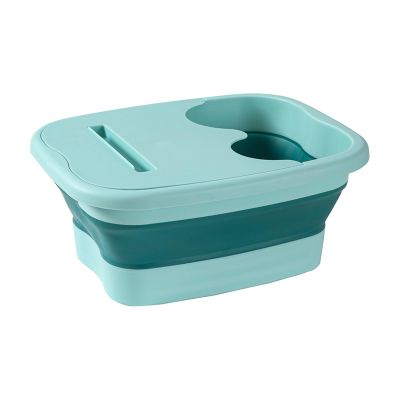 Foldable Foot Bath Basin, Foot Soaking Bath Basin With Massage Nodes, Portable, Space-Saving Design For Athletes, Travel, Home Spa & Pedicure