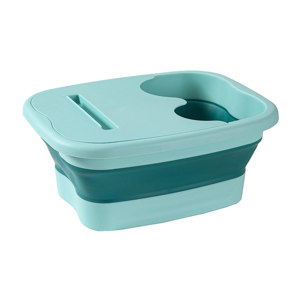 Foldable Foot Bath Basin, Foot Soaking Bath Basin With Massage Nodes, Portable, Space-Saving Design For Athletes, Travel, Home Spa & Pedicure