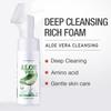 Aloe Vera Foaming Facial Cleanser - Gentle Face Wash with Real Aloe Vera Extract, Soothing & Hydrating, Oil Control & Deep Cleansing for All Skin Types, 5.06 Fl.Oz view 2