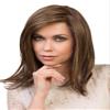 Belle of Hope Mara Ray Effect Lace Front Heat Friendly Synthetic Clip-In Hair Topper, Mid-Length, Comb and 19 Page Care Guide (SANDY BLONDE ROOTED) view 1