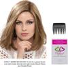 Belle of Hope Mara Ray Effect Lace Front Heat Friendly Synthetic Clip-In Hair Topper, Mid-Length, Comb and 19 Page Care Guide (SANDY BLONDE ROOTED) view 2