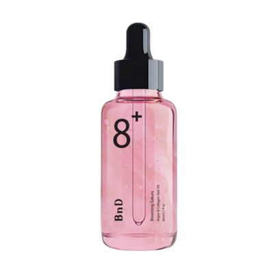 BnD Blooming SAKURA Argan & Collagen Hair Oil 80ml Lightweight Leave-in Treatment for Dry & Frizzy Hair, Smooth Finish, Non-Greasy, UV Protection, Floral Scent, Nourishing Oil Korean Beauty