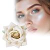 3D Rose Blushes Powder Blushes for Cheeks Highlight Face for a Shimmery Blushing Rose (01) view 2