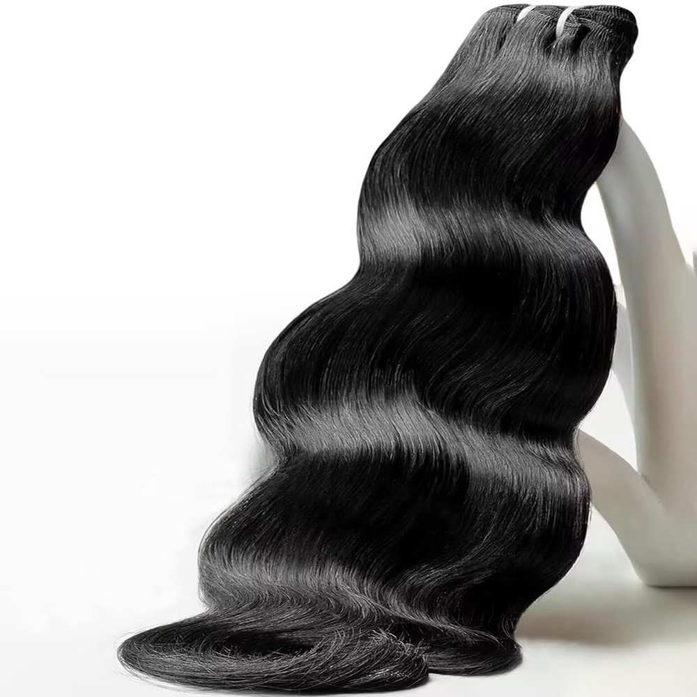 TRIIPPY Body Wave Bundles Human Hair,100% Raw Cambodian Hair Wavy Single Bundle,Triple The Lifespan Over Regular Virgin Hair Bundle,No.1 Raw Hair Brand On Amazon(18 Inch,Natural Color)