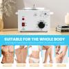 600ml Professional Single Pot Wax Warmer, Electric Depilatory Heater Machine with Adjustable Temperature for Hair Removal & Facial Spa, Includes 50 Wax Sticks & 20 Collars view 3