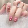 1 Set Heart Magnet for Cat Eye Gel Polish, Y-Shaped Guide Heart Nail Magnet Multifunctional Nail Art Design Tool Set for Home DIY Manicure Kit view 4