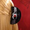 Funny Spider Hair Clips,Novelty Acetate Hair Clip,Small Animals Claw Clips for Women,Black view 3