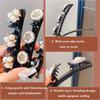 4PCS Pearl Double Layer Braid Hair Clips,Twist Plait Headband Alligator Hairpin,Magic Bangs Braided Hair Clips Hair Twister Tools Nonslip Hair Braid Accessories for Women, Girls (Style 2) view 4