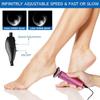 4.8IN Longer Electric Foot Callus Remover with 60pcs Sandpaper Discs, Adiustable Speed Electric Callus Remover for Feet Men Women Dead Skin Calluses view 2