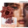 3D Rose Blushes Powder Blushes for Cheeks Highlight Face for a Shimmery Blushing Rose (04) view 3