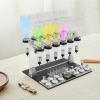 12-Bottle Luxury Perfume Tester Station w/Adjustable Pumps - Glass Dispenser Stand, Scent Cups & Coffee Jar for Stores/Bars view 2