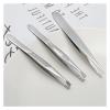 Eyebrow Tweezers Stainless Steel Semi Gold Plated Makeup Tool(Gold C) view 4