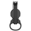 Anti-Splash Nail Clippers with Magnifying Glass, Detachable Magnifying Glass, Unique Violin Shape (Black) view 1
