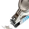 Anti-Splash Nail Clippers with Magnifying Glass, Detachable Magnifying Glass, Unique Violin Shape (Black) view 3