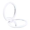 1pc Double-Sided Makeup Mirror Round Folding Travel Mirror Handheld Mirror Portable for Handbag Purse Pocket(White) view 1