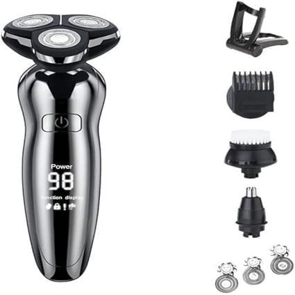 EZAGMWGFB Electric Razor for Men's, Men's Electric Shaver,Electric Shaver for Men,Beard and Mustache Trimmer,Washable and USB Charging Shaving Machine