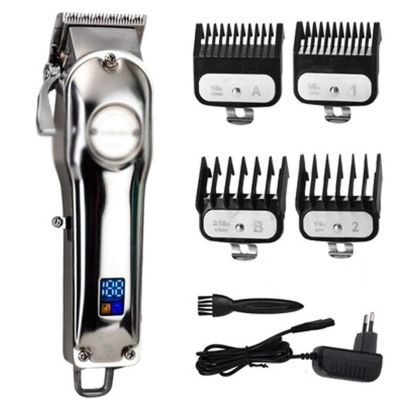 EZAGMWGFB Professiol Hair Cutter Clippers All-Metal Rechargeable Hair Trimmer for Barber Men Electric Beard Shaver Hair Cutting Machine