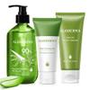 Aloderma Oil Controlling Set, 3 pcs - Aloe Clearing Gel, Oil Controlling Cleanser, Aloe Vera Gel + Tea Tree Oil view 1