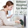BeHoomi Heated Eye Mask Warm Compress for Eyes, Soothing Weighted Eye Mask for Sleeping, Microwave Moist Heating Pad Hot Compress for Eyes Relaxation, Reusable Sleep Mask for Home, Office (Grey) view 4